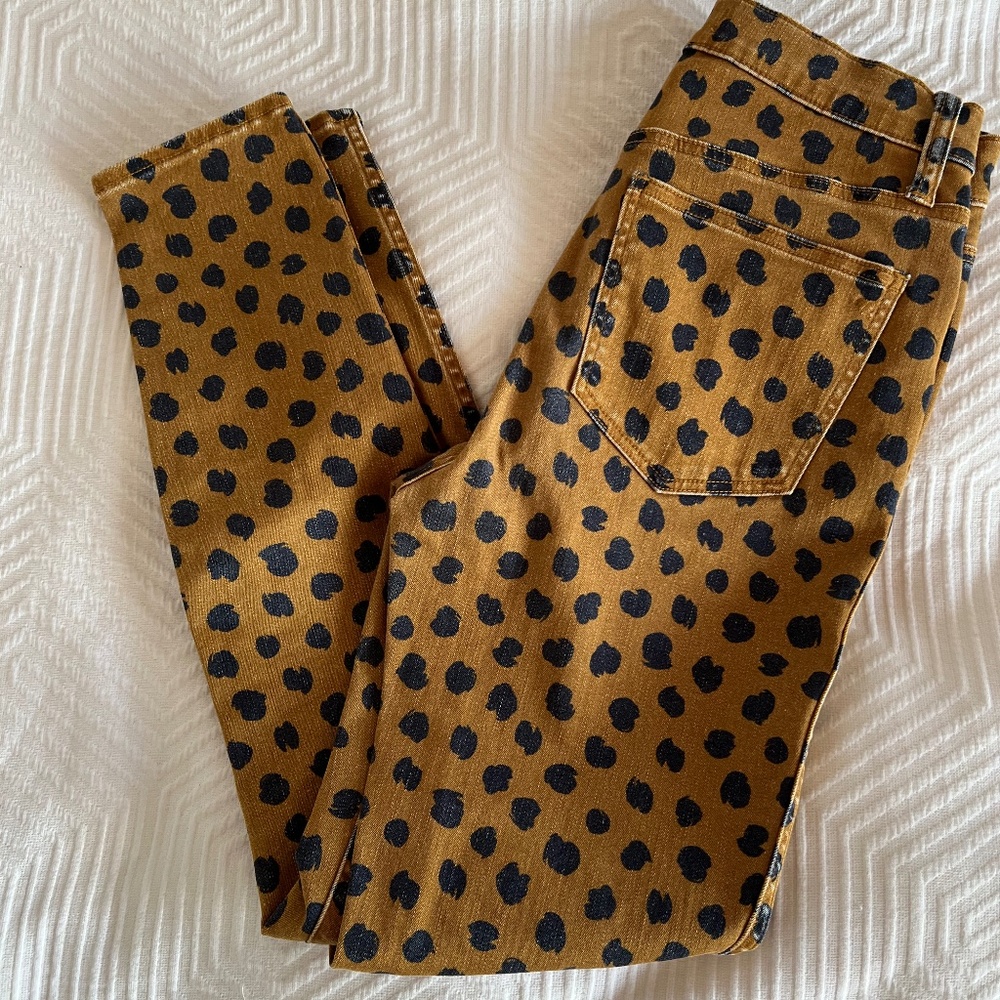 Madewell 10" Mid-Rise Skinny Jeans in Painted Spots - Picture 5 of 6